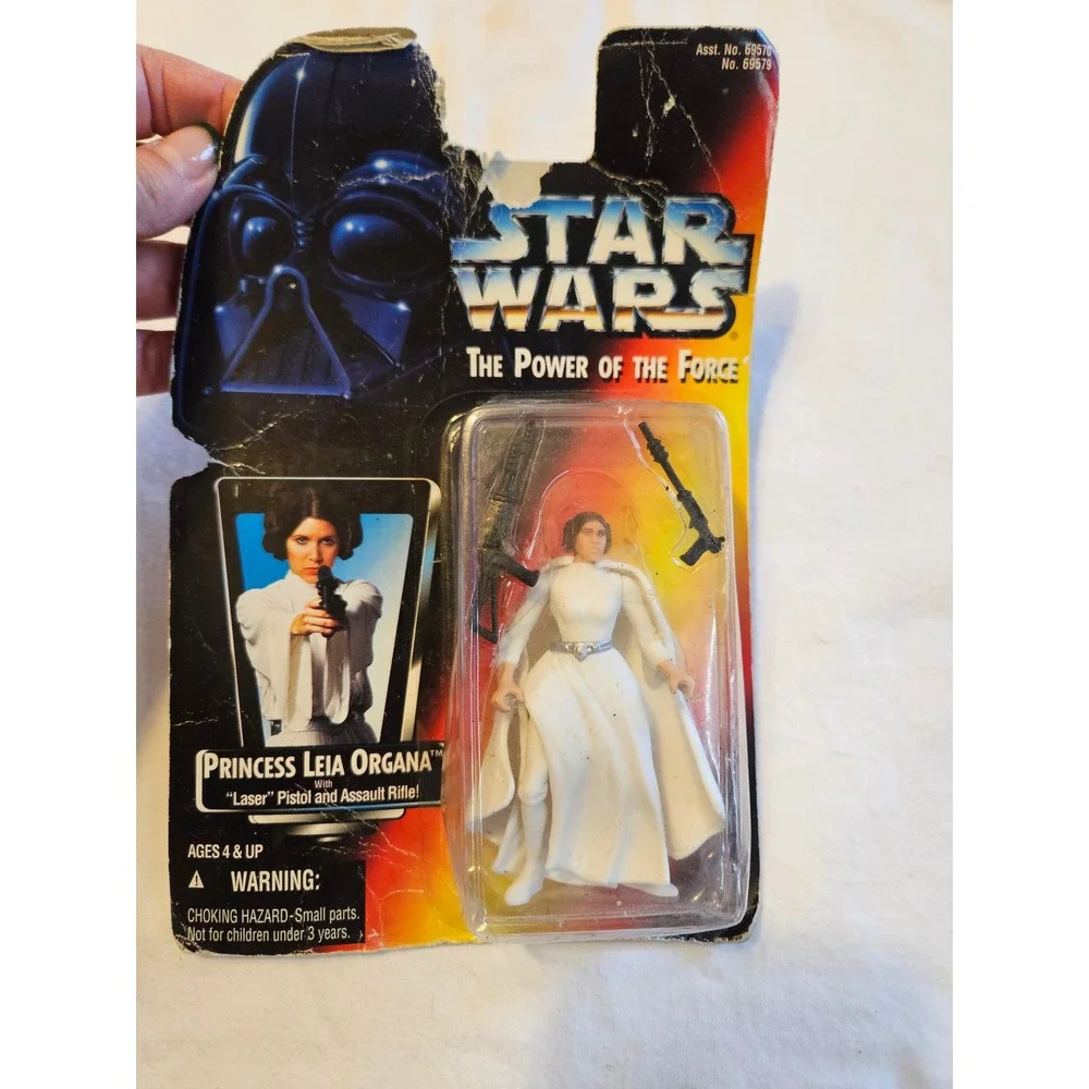 Star‎ Wars Action Figure Lot of 7 Vintage Leia Chewy Luke Han Solo Storm Trooper